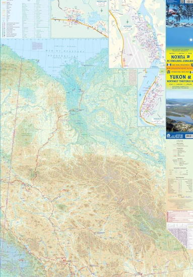 detail Yukon 1:1,4m & NW Territories SW 1:1,5m mapa ITMB