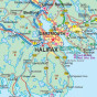náhled Canada´s Maritime Provinces 1:530t mapa ITM
