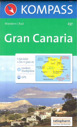 Gran Canaria 1:50t mapa KOMPASS #237