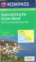 náhled Dalmátské pobřeží Sever 1:100t mapa #2901 KOMPASS