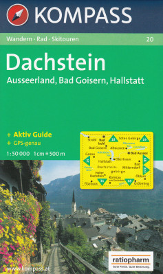 Dachstein 1:50t mapa KOMPASS #20