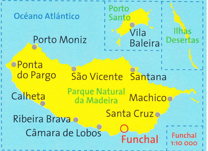 detail Madeira 1:50t mapa KOMPASS #234