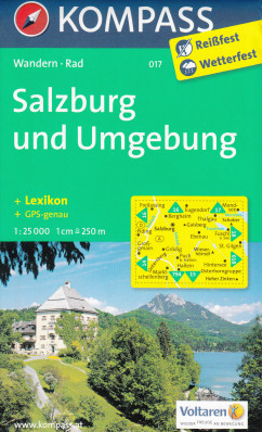 Salzburg a okolí 1:25t mapa KOMPASS #017