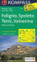 náhled Umbria - Foligno, Spoleto, Terni, Valnerina 1:50t mapa KOMPASS #2473