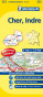 náhled Cher, Indre (Francie), mapa 1:150 000, MICHELIN