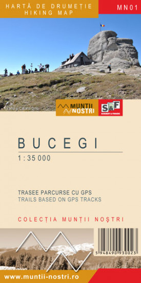 detail Bucegi Mountains 1:35 000