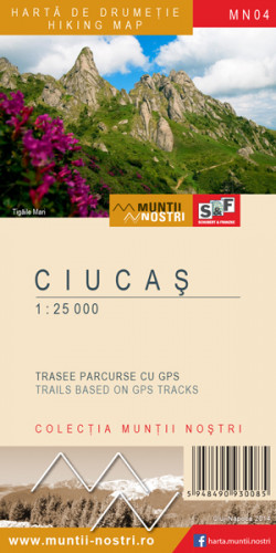 Ciucas Mountains 1:25 000