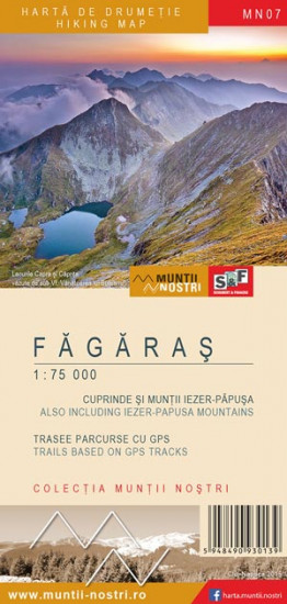 detail Fagaras Mountains 1:35/75 000