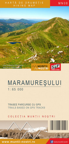 Maramures 1:65 000 Country Tourist Map