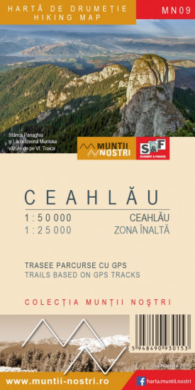 detail Ceahlau Mountains 1:25/50 000