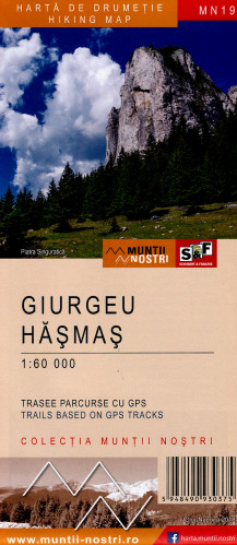 Giurgieu Hasmas 1:60.000 mapa MUNTI