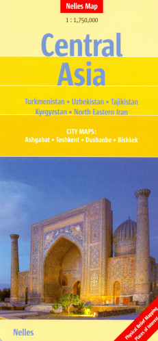 Střední Asie (Central Asia) 1:1,75m mapa Nelles