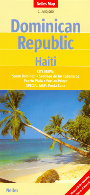 Dominikánská Rep. (Dominican Rep.), Haiti 1:600t mapa Nelles