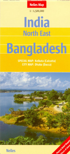 Indie Severovýchod (India NE, Bangladesh) 1:1,5m mapa Nelles