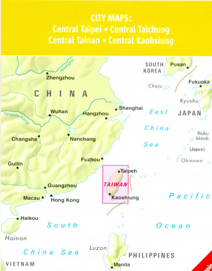 detail Taiwan 1:400t mapa Nelles
