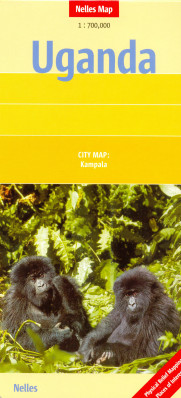 Uganda 1:700t mapa Nelles