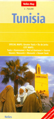Tunisko (Tunisia) 1:750t mapa Nelles
