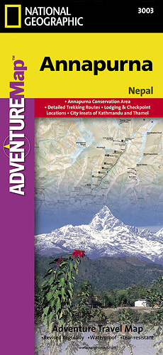 detail Annapurna (Nepál) Adventure Map GPS komp. NGS