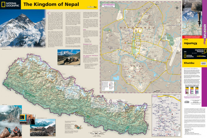 detail Khumbu (Nepál) Adventure Map GPS komp. NGS