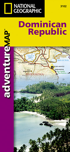 detail Dominikánská republika Adventure Map GPS komp. NGS