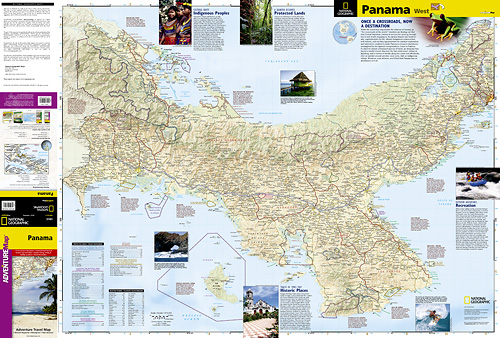 detail Panama Adventure Map GPS komp. NGS