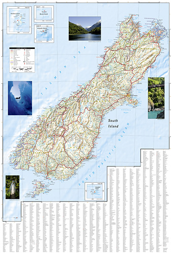 detail Nový Zéland Adventure Map GPS komp. NGS