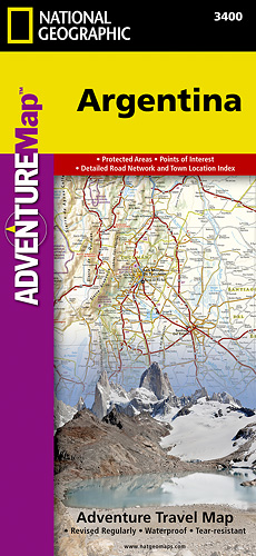 detail Argentina Adventure Map GPS komp. NGS