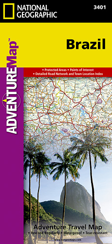 detail Brazílie Adventure Map GPS komp. NGS