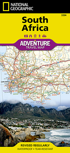detail Jižní Afrika Adventure Map GPS komp. NGS