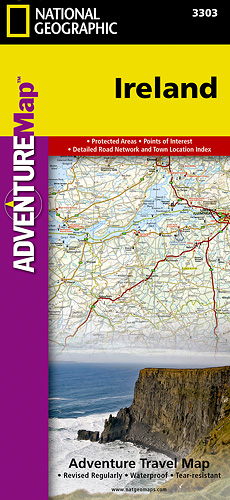 detail Irsko Adventure Map GPS komp. NGS