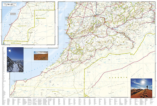 detail Maroko Adventure Map GPS komp. NGS