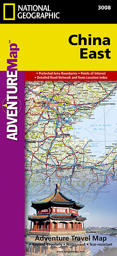 detail Čína Východ Adventure Map GPS komp. NGS