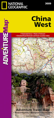 Čína Západ Adventure Map GPS komp. NGS