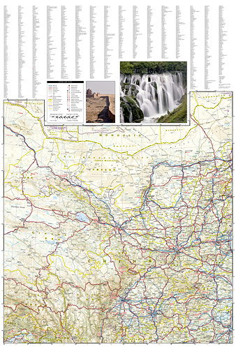 detail Čína Západ Adventure Map GPS komp. NGS