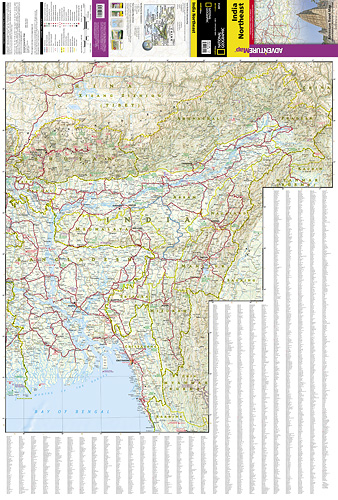 detail Indie Severo-Východ Adventure Map GPS komp. NGS