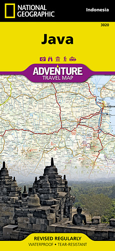 Jáva (Indonésie) Adventure Map GPS komp. NGS