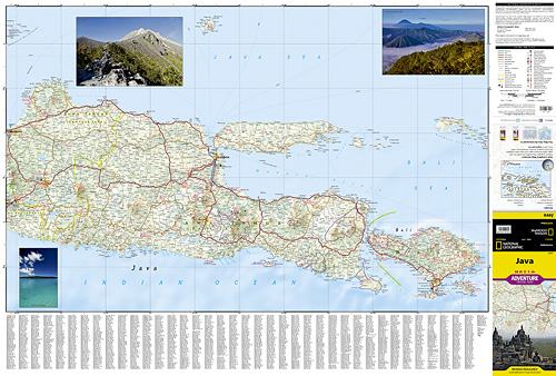 detail Jáva (Indonésie) Adventure Map GPS komp. NGS