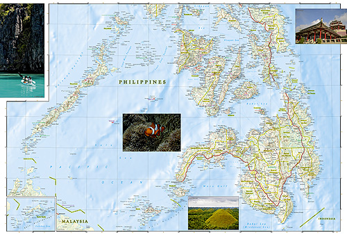 detail Filipíny Adventure Map GPS komp. NGS
