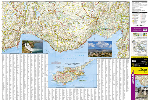 detail Turecko - Středozemní pobřeží Adventure Map GPS komp. NGS