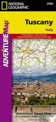Toskánsko Adventure Map GPS komp. NGS