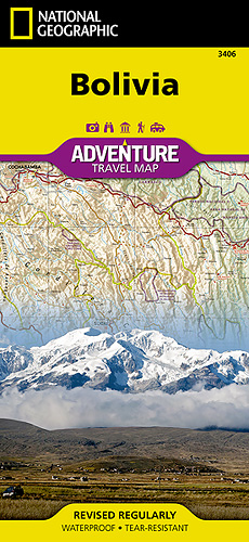 Bolívie Adventure Map GPS komp. NGS
