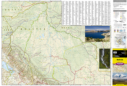 detail Bolívie Adventure Map GPS komp. NGS