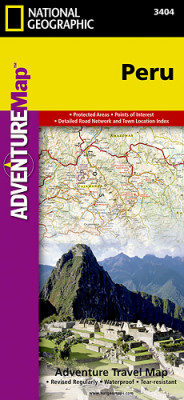 Peru Adventure Map GPS komp. NGS