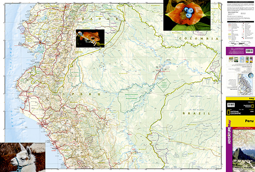 detail Peru Adventure Map GPS komp. NGS