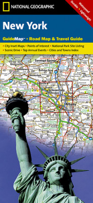 New York stát (USA) cestovní mapa GPS komp. NGS