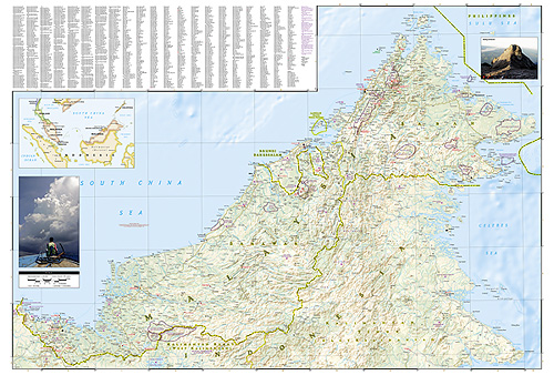 detail Malajsie Adventure Map GPS komp. NGS
