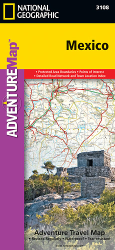 detail Mexiko Adventure Map GPS komp. NGS