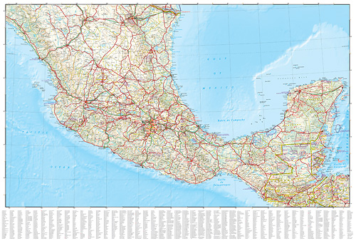 detail Mexiko Adventure Map GPS komp. NGS