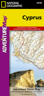 Kypr Adventure Map GPS komp. NGS