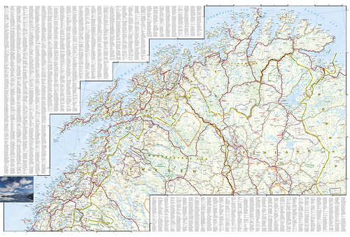 detail Finsko a Skandinávie Sever Adventure Map GPS komp. NGS